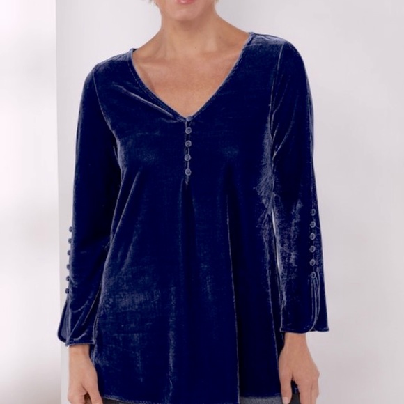 Soft Surroundings Tops - Soft Surroundings Velvet Top